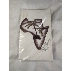 Vintage Peter Mutupa Hand-Drawn Kenyan Postcards - Signed African Silhouette Art